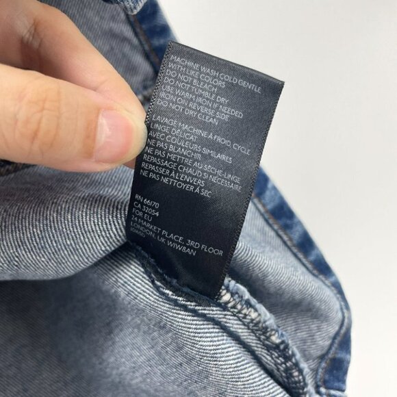 BDG denim buttoned circle mini skirt xs - Picture 8 of 12